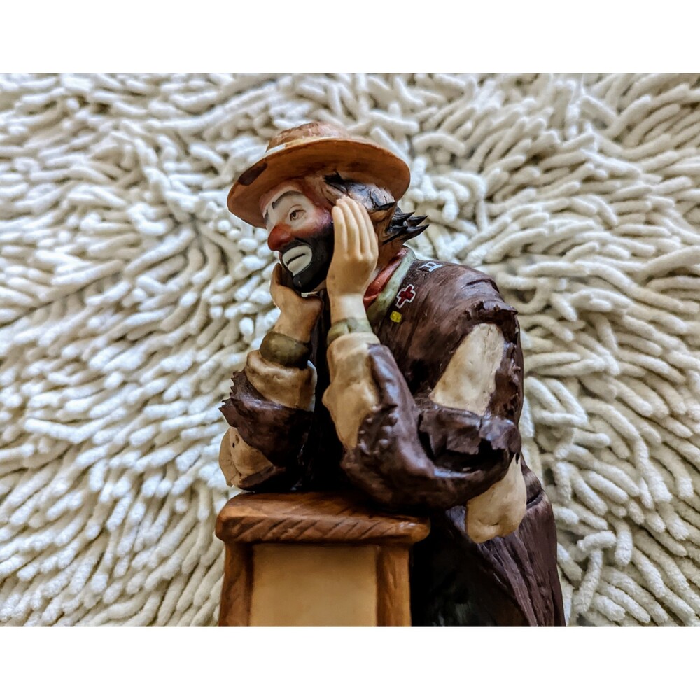 Emmett Kelly, Jr. Clown Collection "WHY ME" Flambro Limited. Edition -9 1/2" - Picture 10 of 14